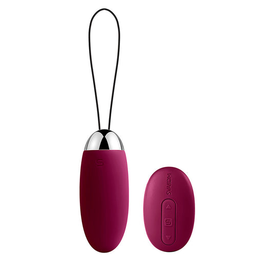 Svakom Elva Remote Control Vibrating Bullet - Peaches & Cream