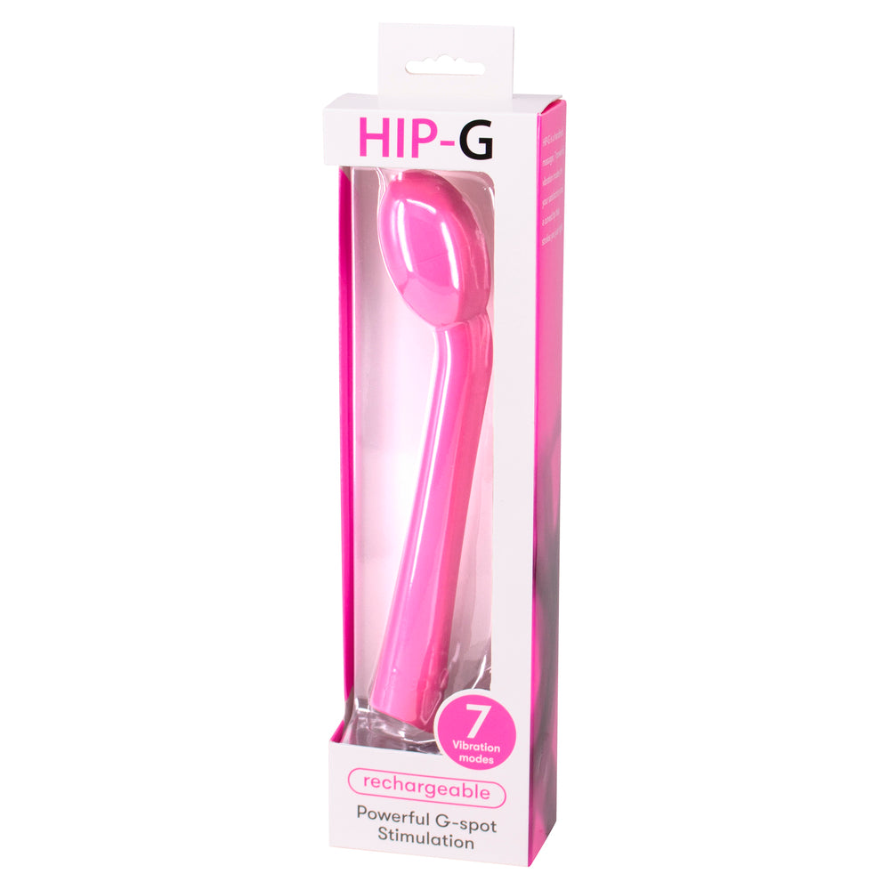 HipG Powerful Rechargeable G Spot Vibrator - Peaches & Cream