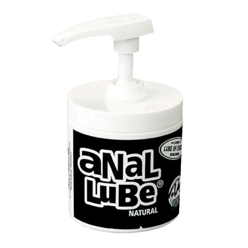 Anal Lube Natural In Pump Dispenser 135ml - Peaches & Cream