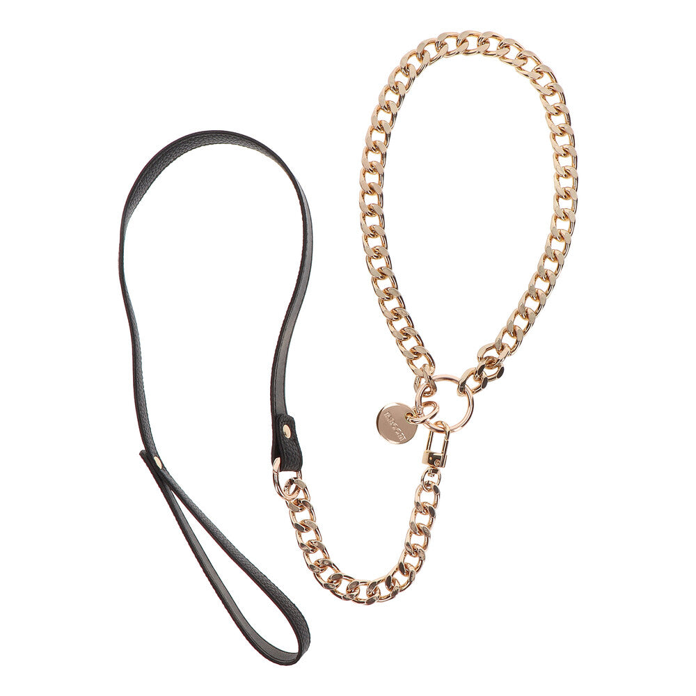 Taboom Dona Statement Collar And Leash - Peaches & Cream