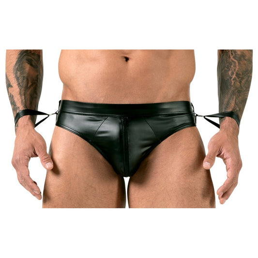 Svenjoyment Jock Brief With Handcuffs - Peaches & Cream