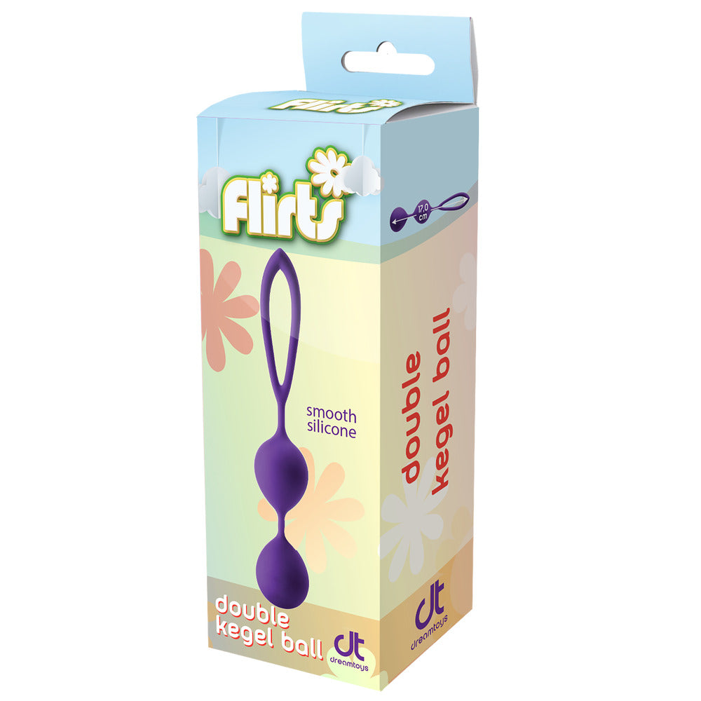 Flirts Kegel Balls Purple - Peaches & Cream