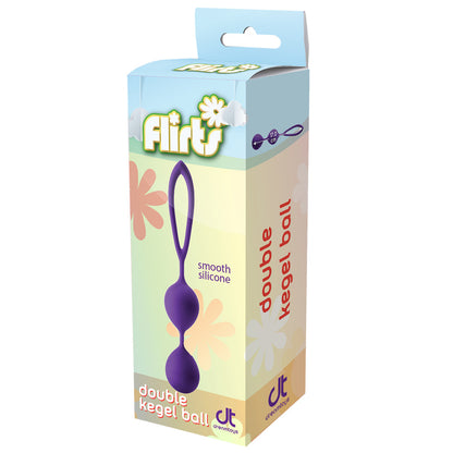 Flirts Kegel Balls Purple - Peaches & Cream