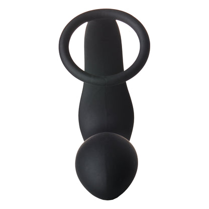 Fantasstic Vibrating Anal Plug With Cockring - Peaches & Cream