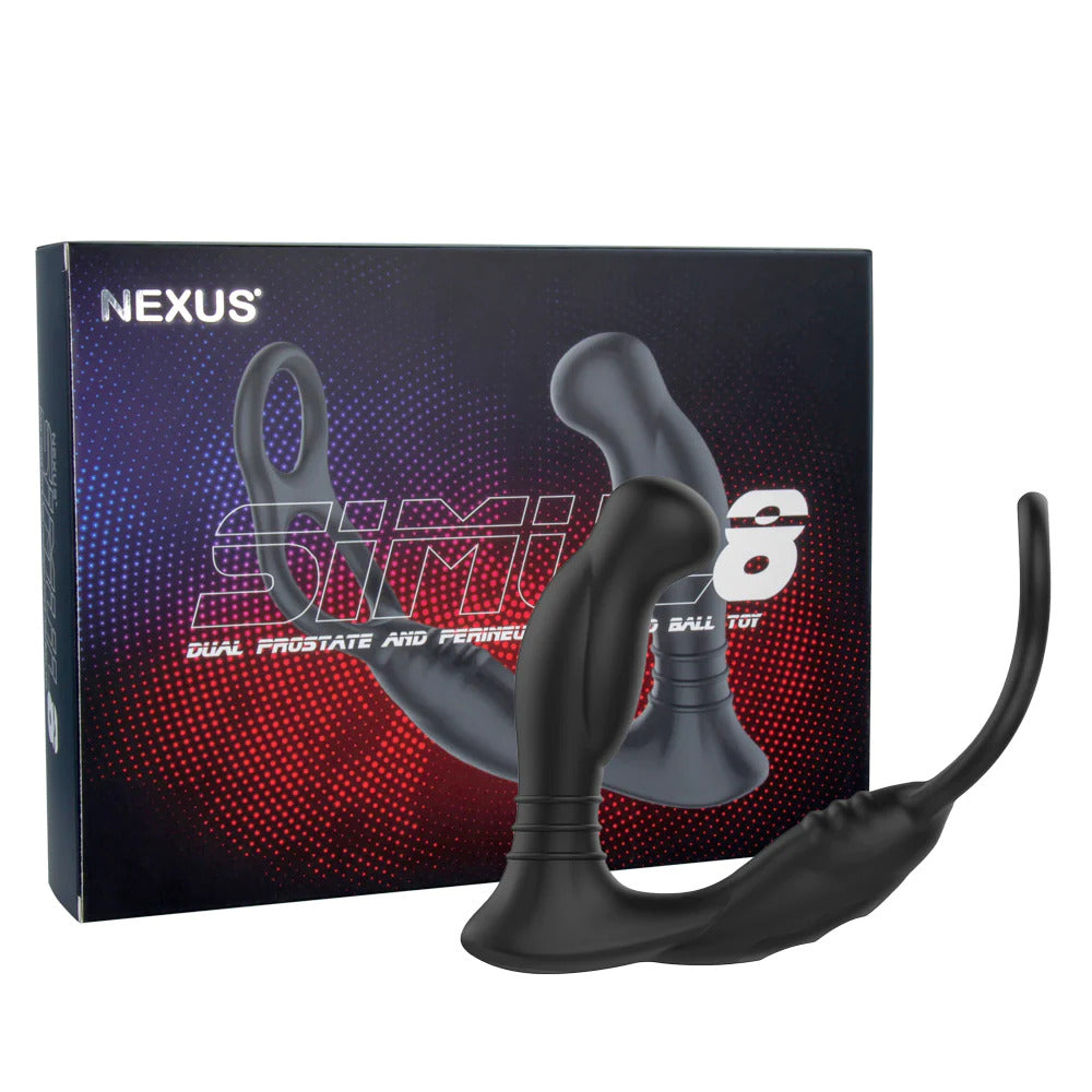 Nexus Simul8 Dual Prostate And Perineum Cock And Ball Toy - Peaches & Cream