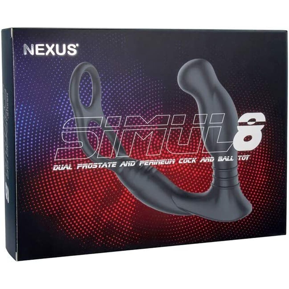 Nexus Simul8 Dual Prostate And Perineum Cock And Ball Toy - Peaches & Cream