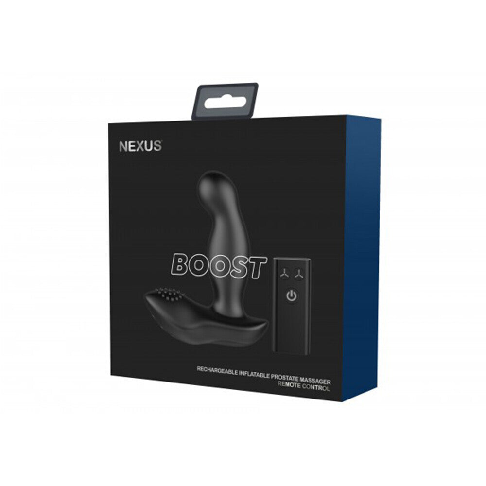 Nexus Boost Rechargeable Inflatable Prostate Massager - Peaches & Cream