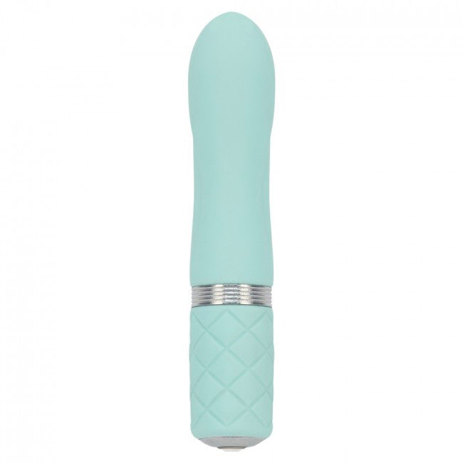 Pillow Talk Flirty Rechargeable Bullet Teal - Peaches & Cream