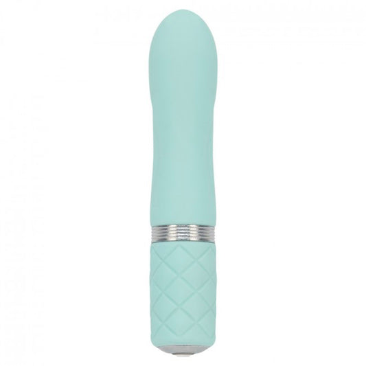 Pillow Talk Flirty Rechargeable Bullet Teal - Peaches & Cream