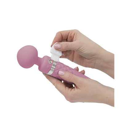 Pillow Talk Sultray Wand Massager - Peaches & Cream