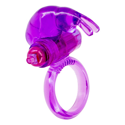 Rabbit Ultra Soft Vibrating Cockring - Peaches & Cream