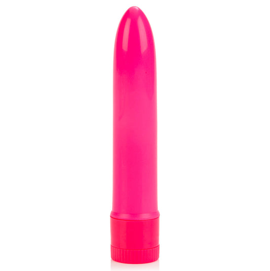 Neon Pink Multi Speed Mini Vibrator - Peaches & Cream