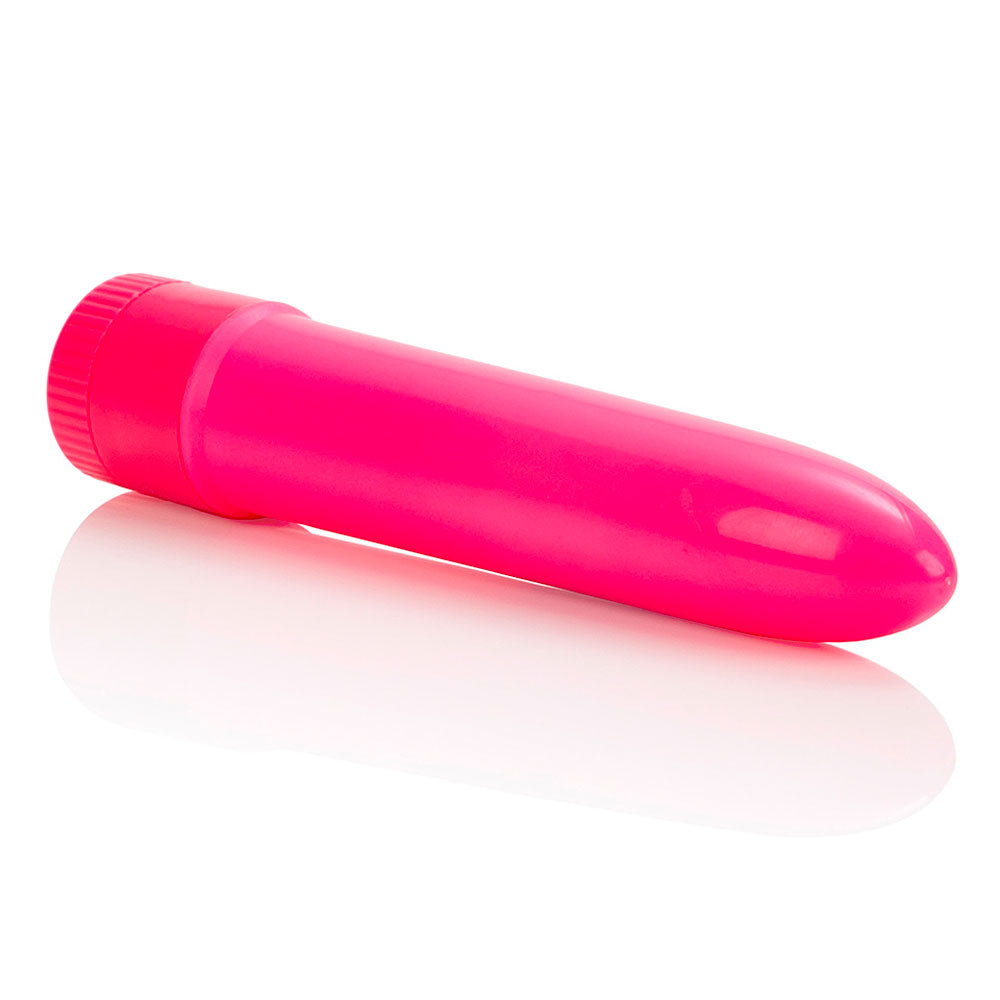 Neon Pink Multi Speed Mini Vibrator - Peaches & Cream