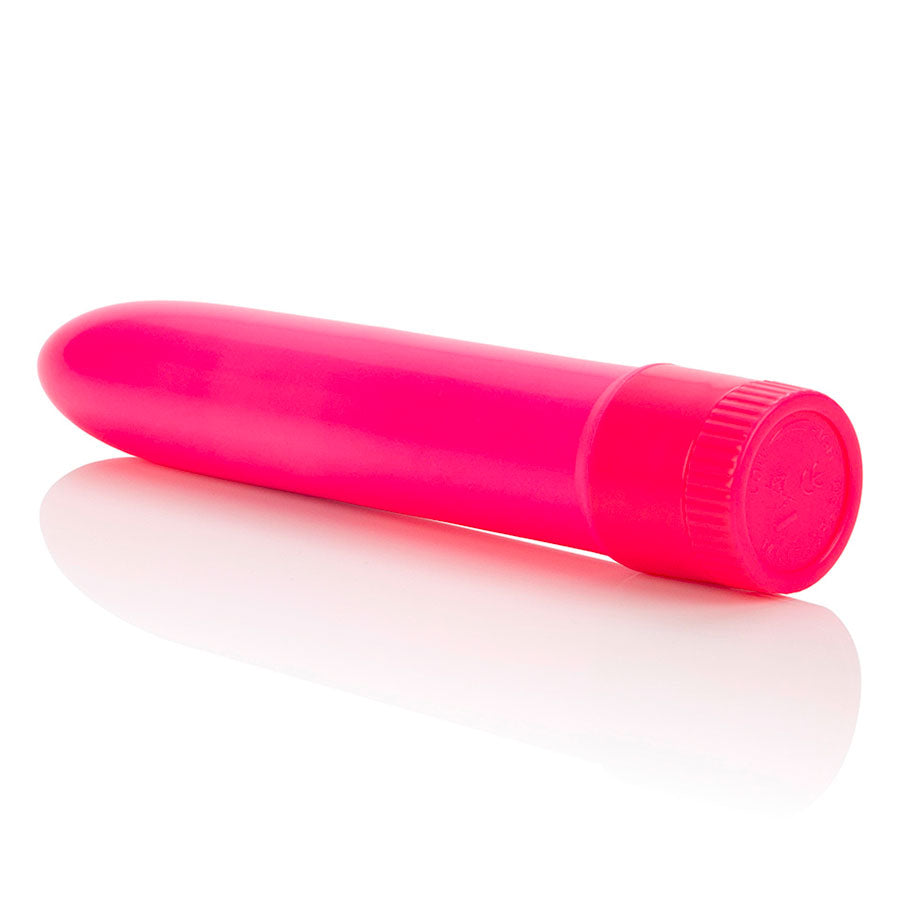 Neon Pink Multi Speed Mini Vibrator - Peaches & Cream