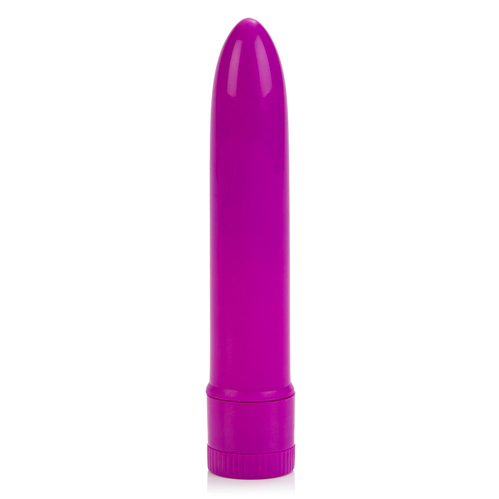 Neon Purple Mini Multi Speed Vibrator - Peaches & Cream