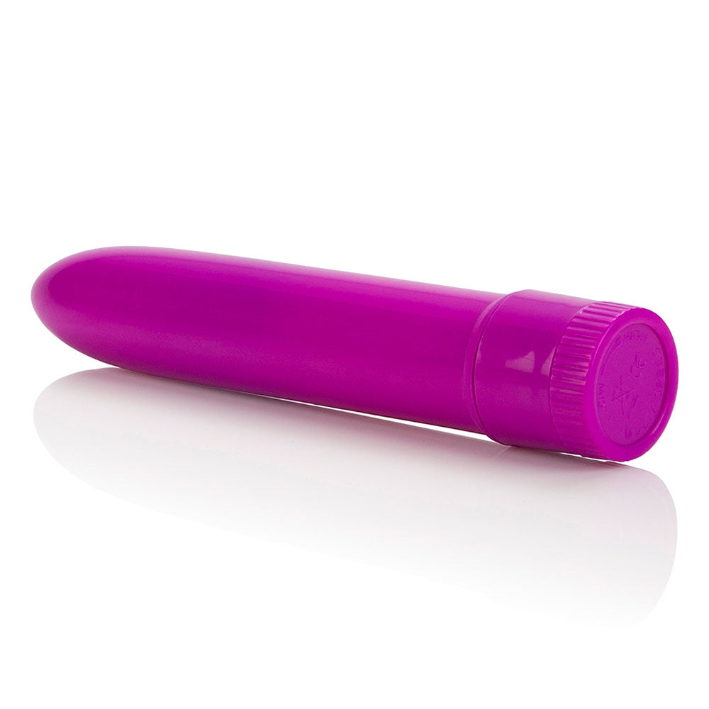 Neon Purple Mini Multi Speed Vibrator - Peaches & Cream