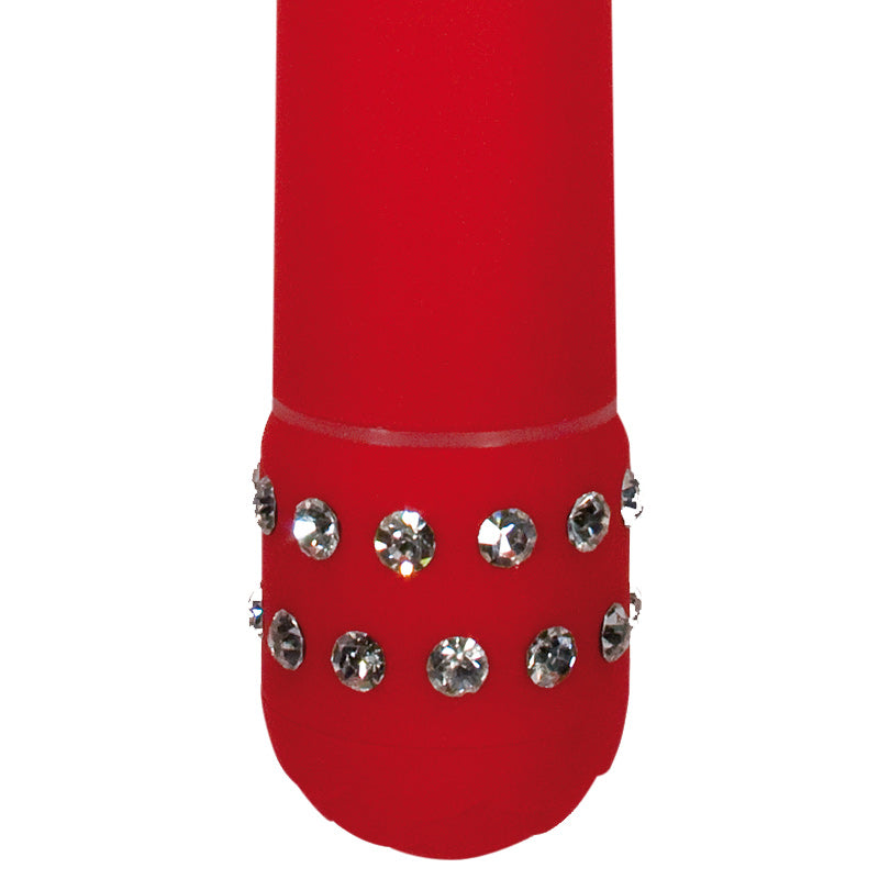 ToyJoy Diamond Red Superbe Mini Vibrator - Peaches & Cream