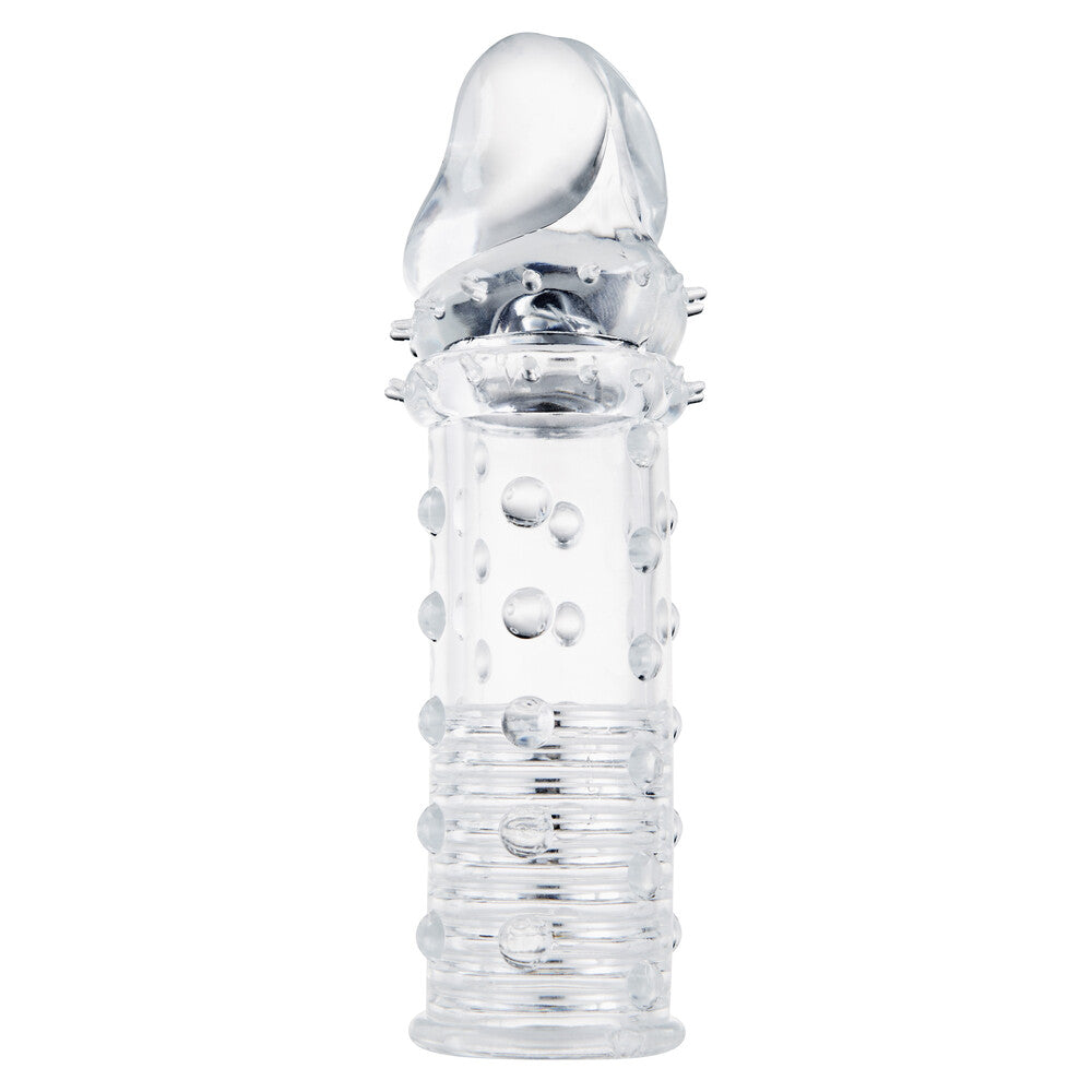 Toy Joy Power Stud Sleeve Clear - Peaches & Cream