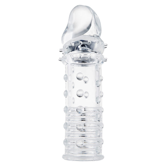 Toy Joy Power Stud Sleeve Clear - Peaches & Cream