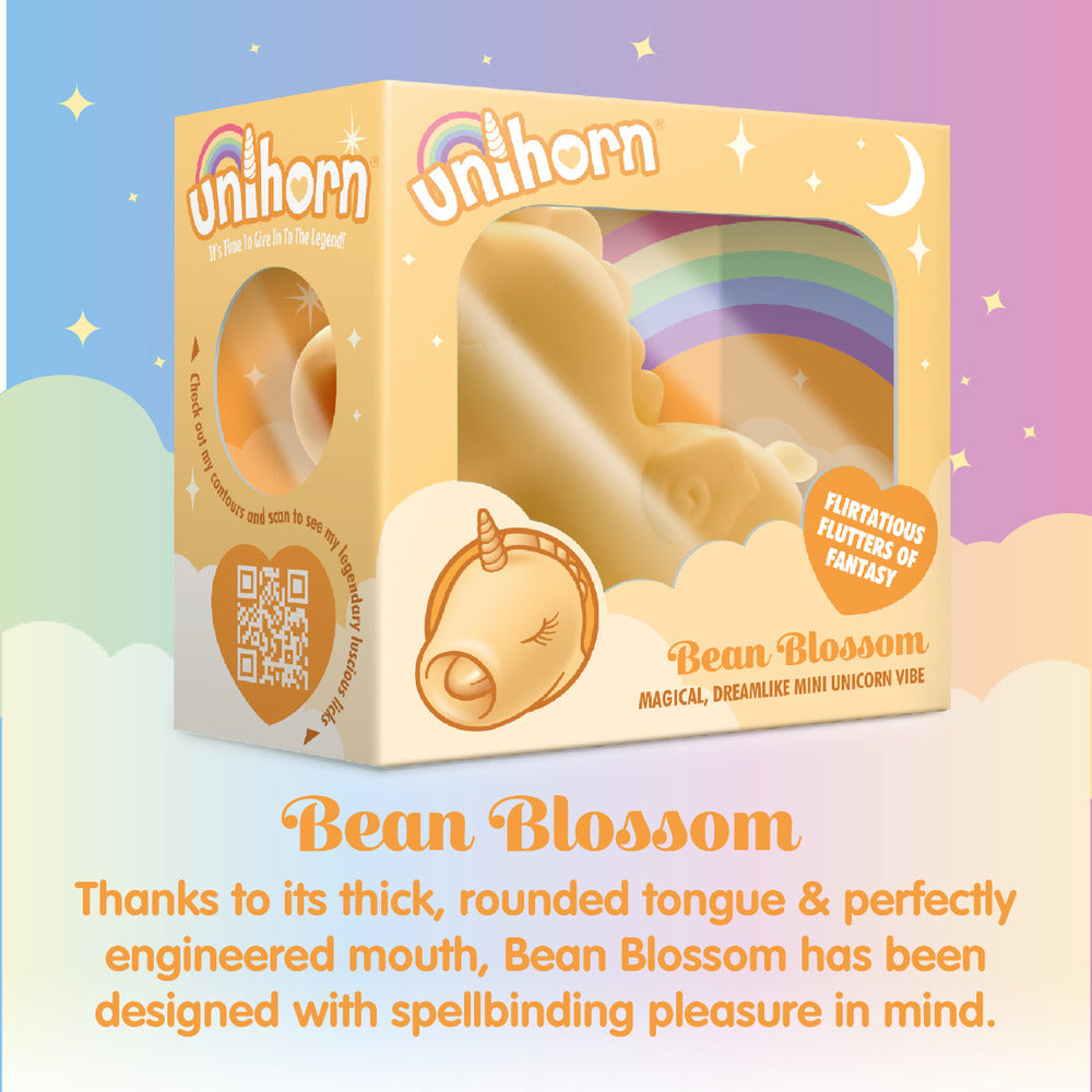 Unihorn Bean Blossom Flickering Tongue Unicorn Vibe - Peaches & Cream