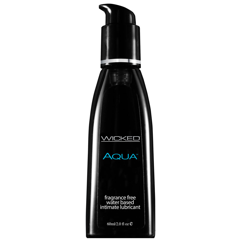 Wicked Aqua Fragrance Free Waterbase Lubricant 60mls - Peaches & Cream