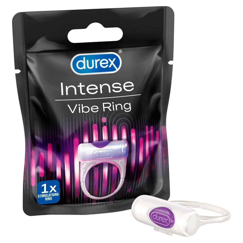 Durex Intense Vibrating Cock Ring - Peaches & Cream