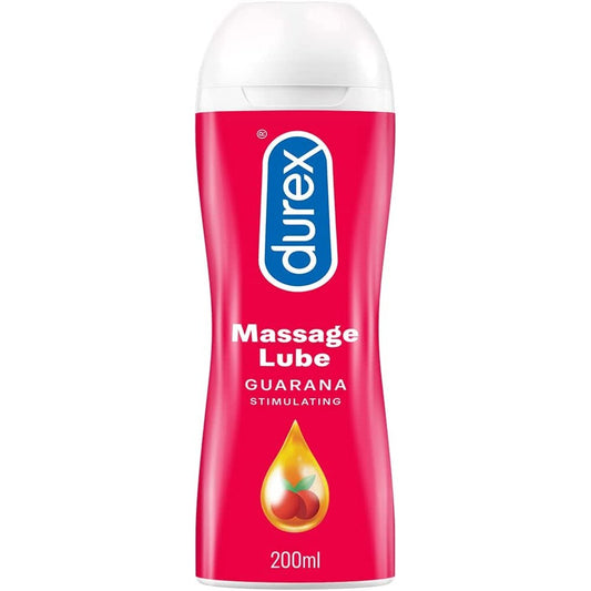 Durex Massage Lube Guarana Stimulating 200ml - Peaches & Cream