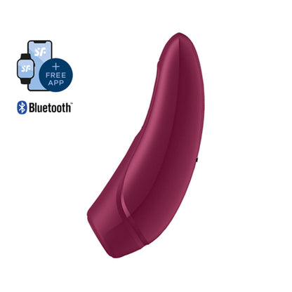 Satisfyer App Enabled Curvy 1 Plus Rose Red - Peaches & Cream