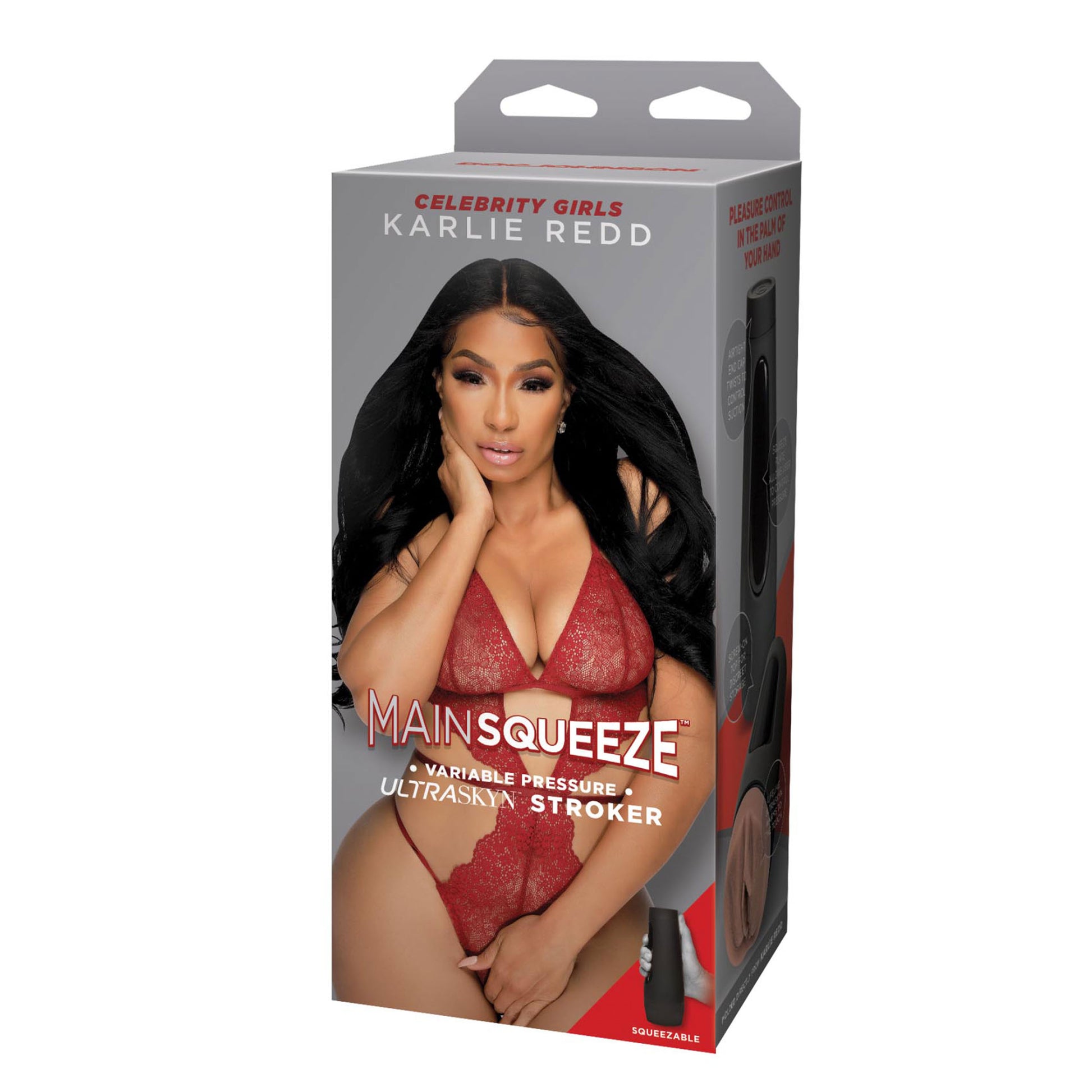 Doc Johnson Karlie Redd Main Squeeze Masturbator - Peaches & Cream