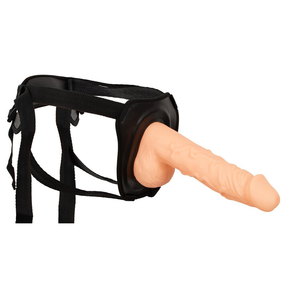 Erection Assistant Hollow Strap On - Peaches & Cream