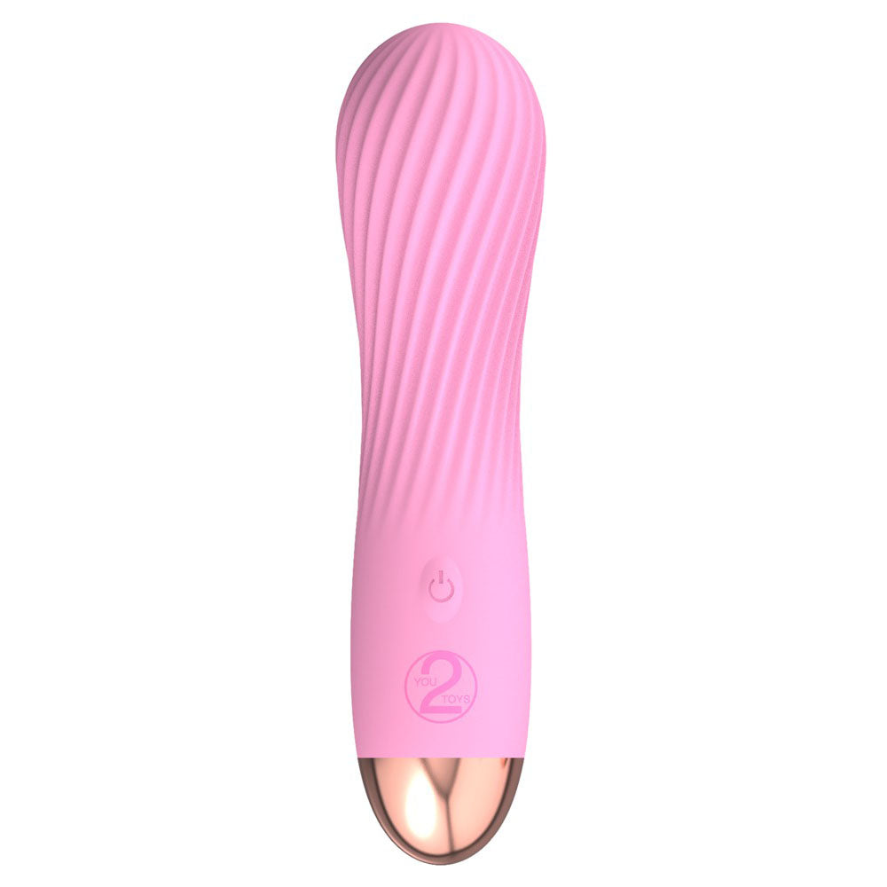 Cuties Silk Touch Rechargeable Mini Vibrator Pink - Peaches & Cream