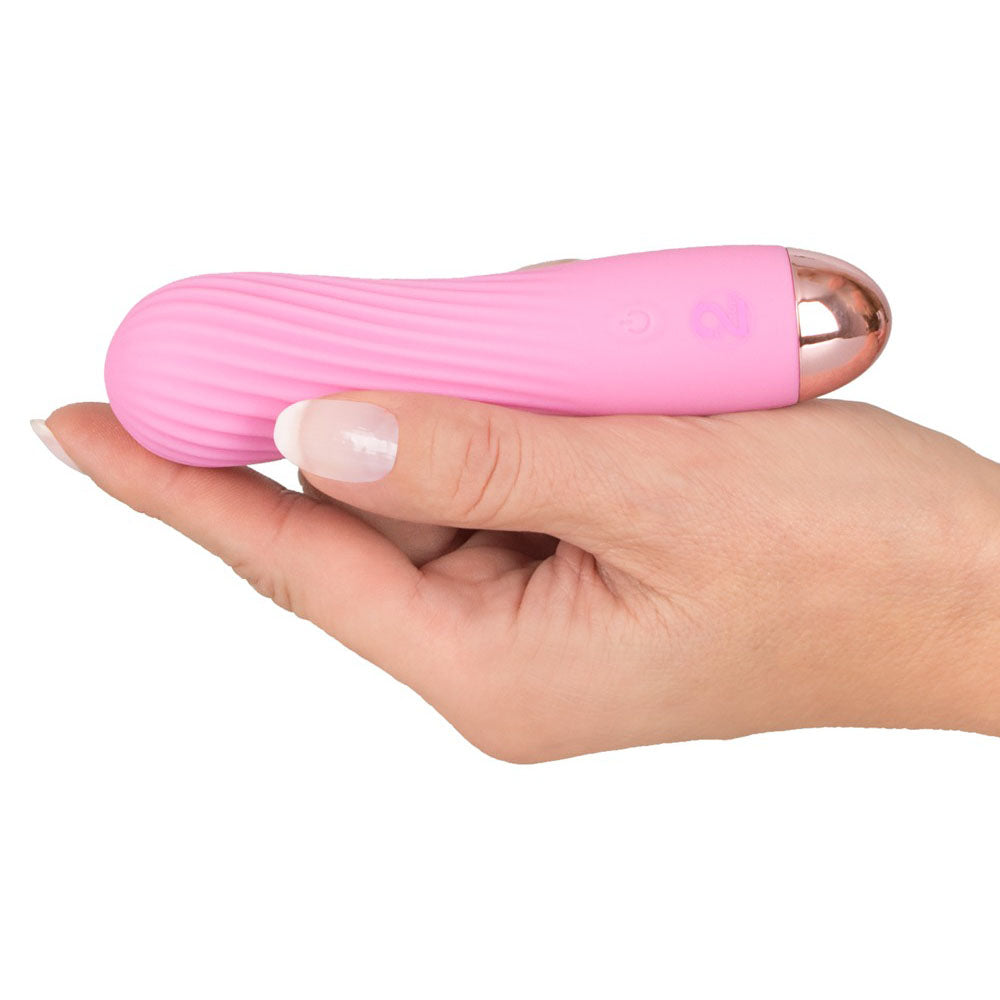 Cuties Silk Touch Rechargeable Mini Vibrator Pink - Peaches & Cream