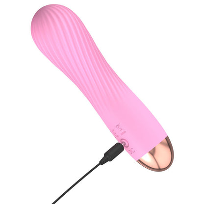 Cuties Silk Touch Rechargeable Mini Vibrator Pink - Peaches & Cream