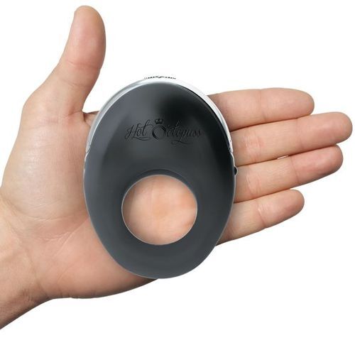 Hot Octopuss Atom Rechargeable Vibrating Cock Ring - Peaches & Cream