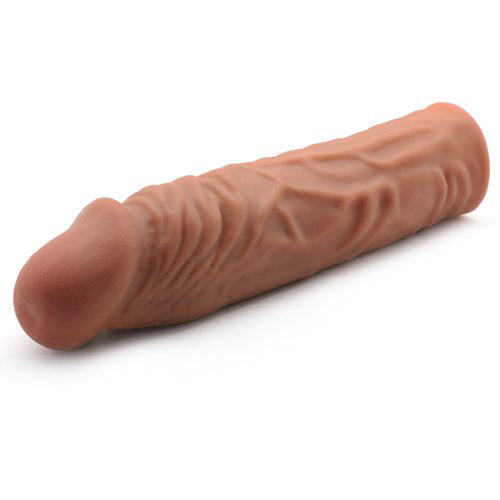 Penis Extender 7.4 Inches Flesh Brown - Peaches & Cream