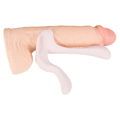 Couples Choice Rechargeable Couples Vibrator - Peaches & Cream