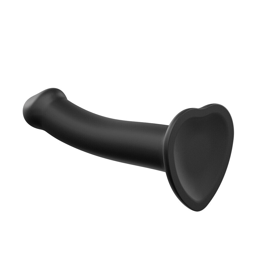 Strap On Me Silicone Dual Density Bendable Dildo XLarge Black - Peaches & Cream