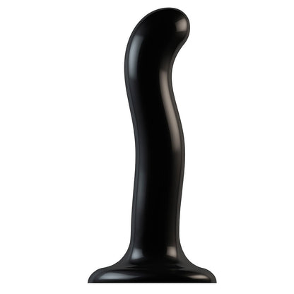 Strap On Me Prostate and G Spot Curved Dildo XLarge Black - Peaches & Cream