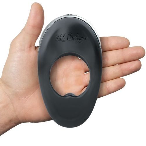 Hot Octopuss Atom Plus Vibrating Cock Ring - Peaches & Cream