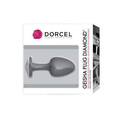 Dorcel Medium Geisha Anal Plug Diamond - Peaches & Cream