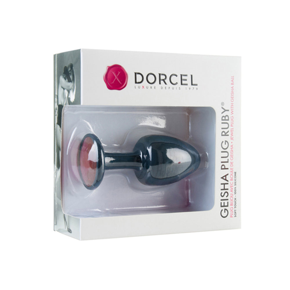 Dorcel Medium Geisha Anal Plug Ruby - Peaches & Cream