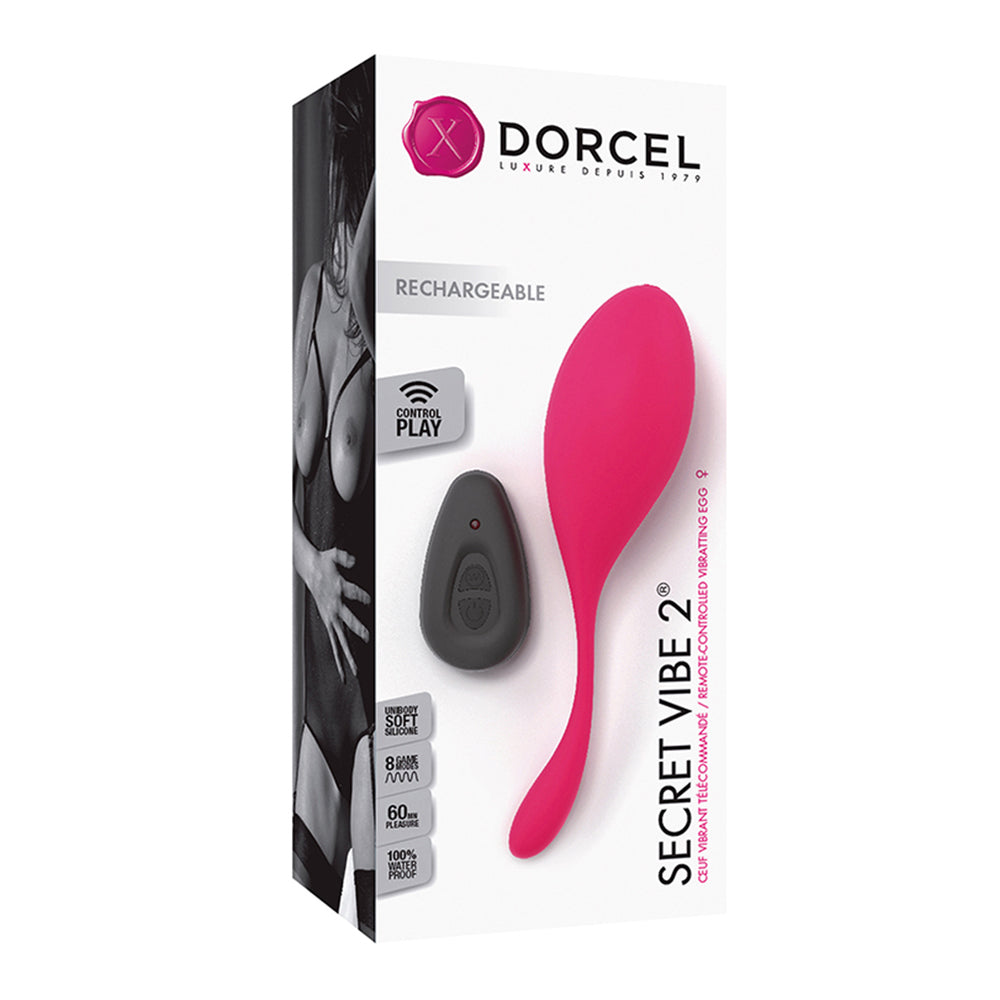 Dorcel Secret Vibe 2 Remote Controlled Egg - Peaches & Cream