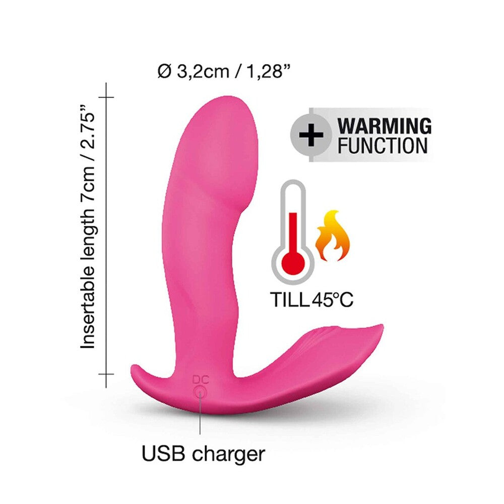 Dorcel Secret Clit Warming Voice Control Vibrator - Peaches & Cream