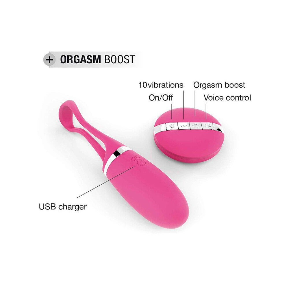 Dorcel Secret Delight Remote Control Vibrating Egg - Peaches & Cream