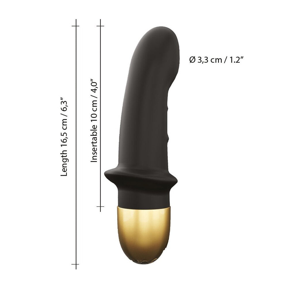 Dorcel Mini Lover 2 Rechargeable Vibrator Black - Peaches & Cream