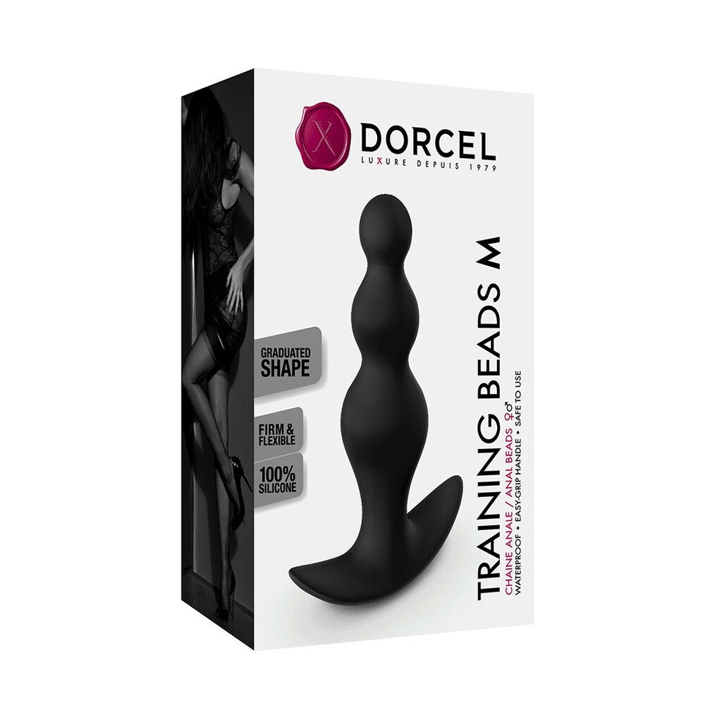 Dorcel Training Anal Beads Medium - Peaches & Cream