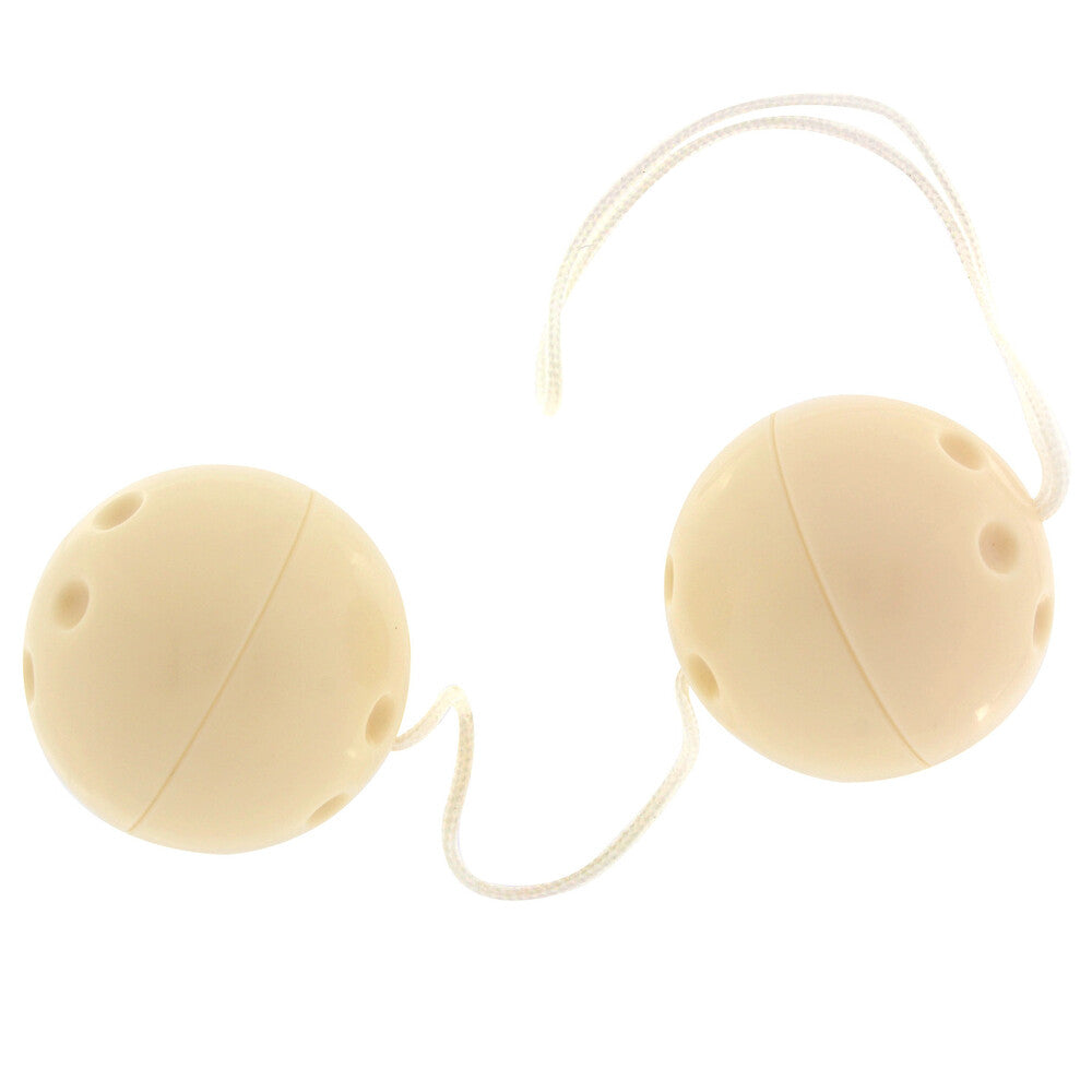 Vibratone Duo Balls - Peaches & Cream