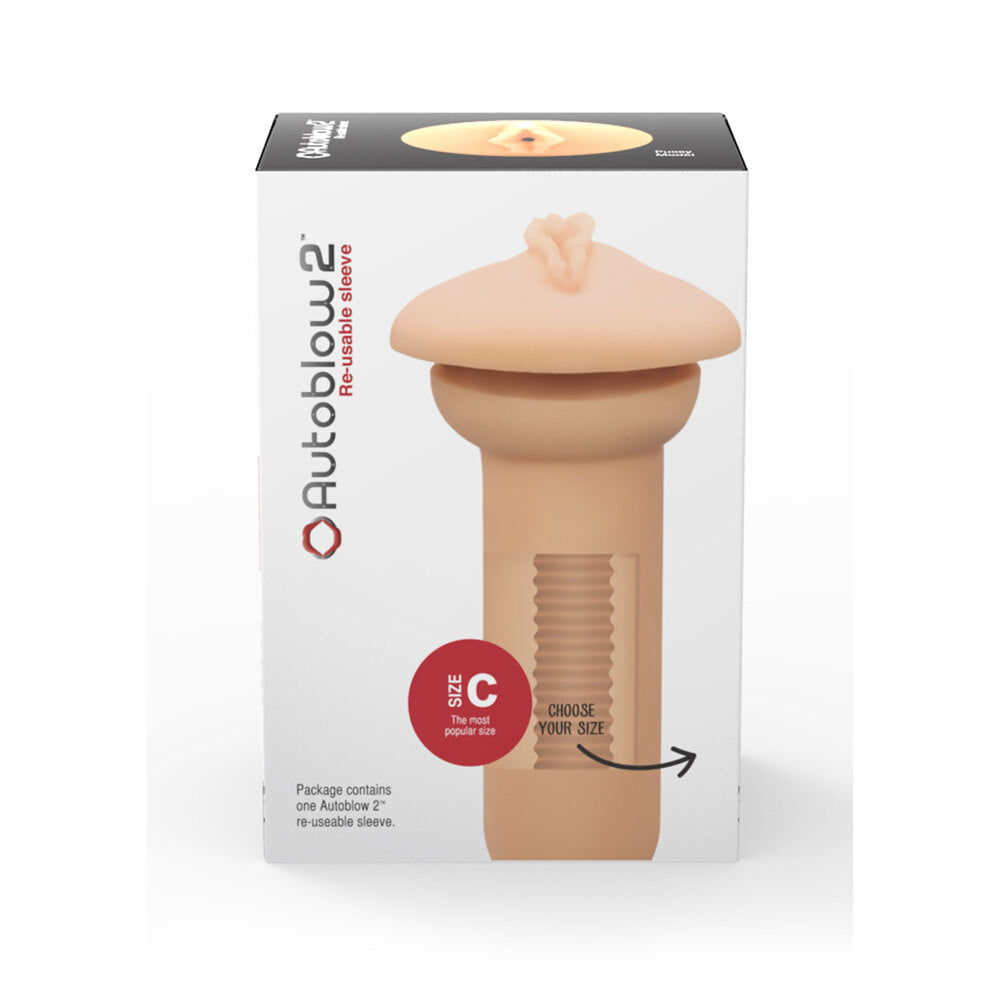 Autoblow 2 Plus Vagina Sleeve C - Peaches & Cream