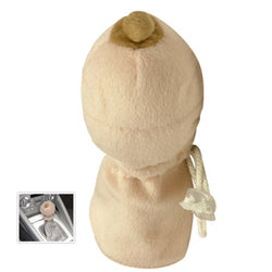 Plush Boob Gear Knob Cover - Peaches & Cream