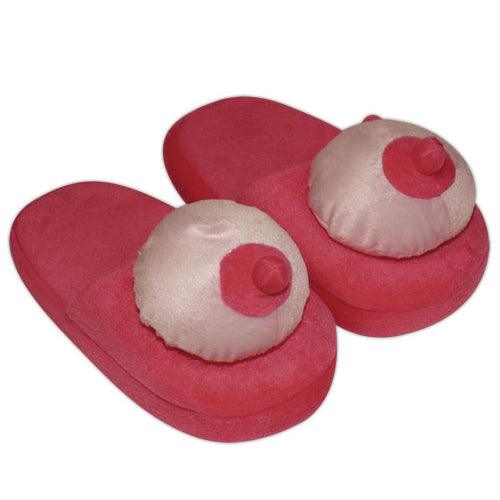 Pink Boob Slippers - Peaches & Cream